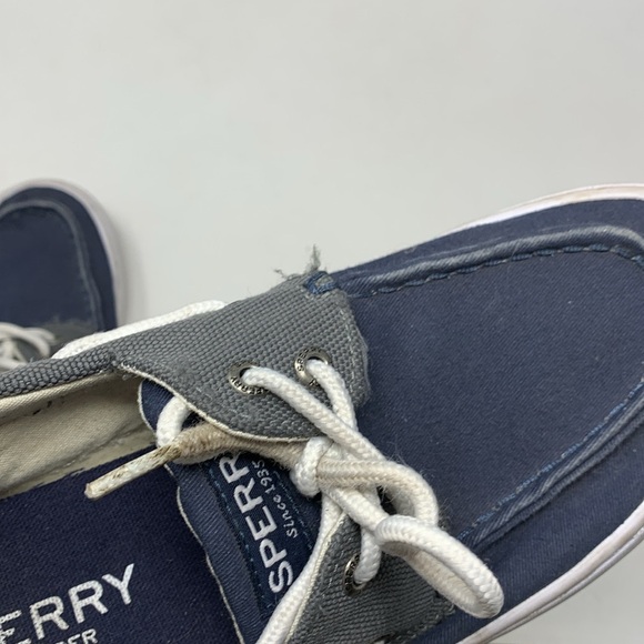 Sperry Men's Classic 2-Eye Canvas Boat Shoe with Comfort Memory Foam size 8 - Picture 9 of 9